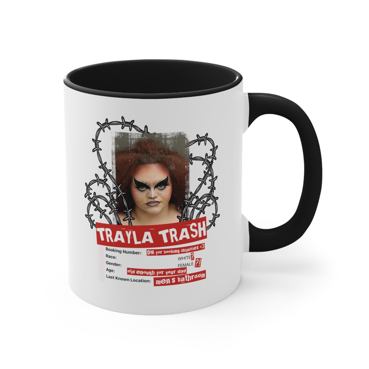 Trayla Trapped Mugshot Mug (11oz)