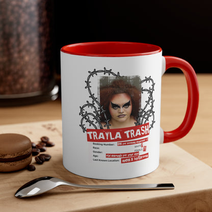 Trayla Trapped Mugshot Mug (11oz)