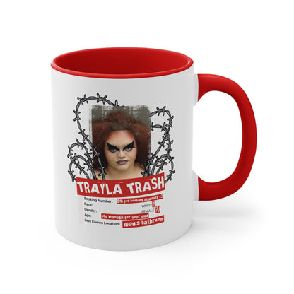 Trayla Trapped Mugshot Mug (11oz)