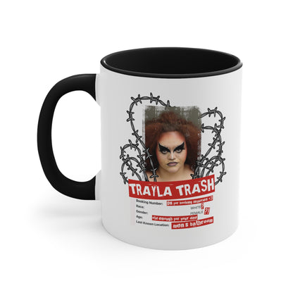 Trayla Trapped Mugshot Mug (11oz)